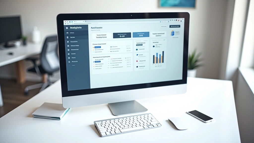 Interface de tableau de bord pour automatisation de tâches et planification de contenu